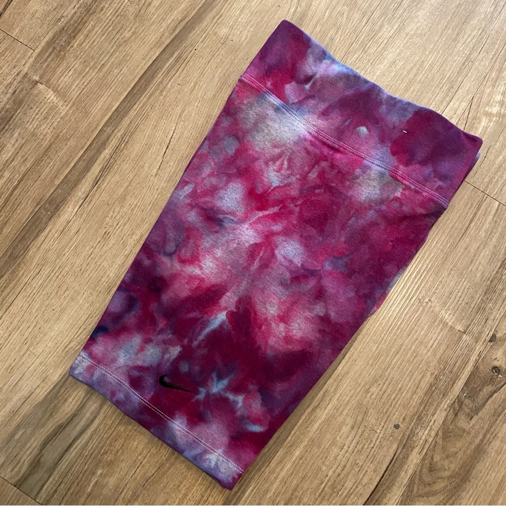 🔵NEW🟣 CUSTOM NIKE TIE DYE WMNS BICYCLE SHORTS